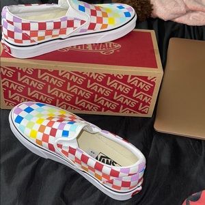 Rainbow vans!